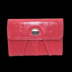 Kenneth Cole Reaction Billfold Wallet Pink Envelope Style